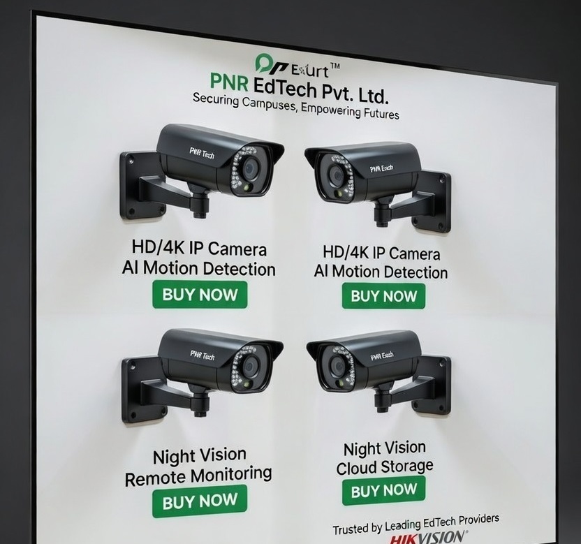 Hikvision CCTV Camera in School Campus