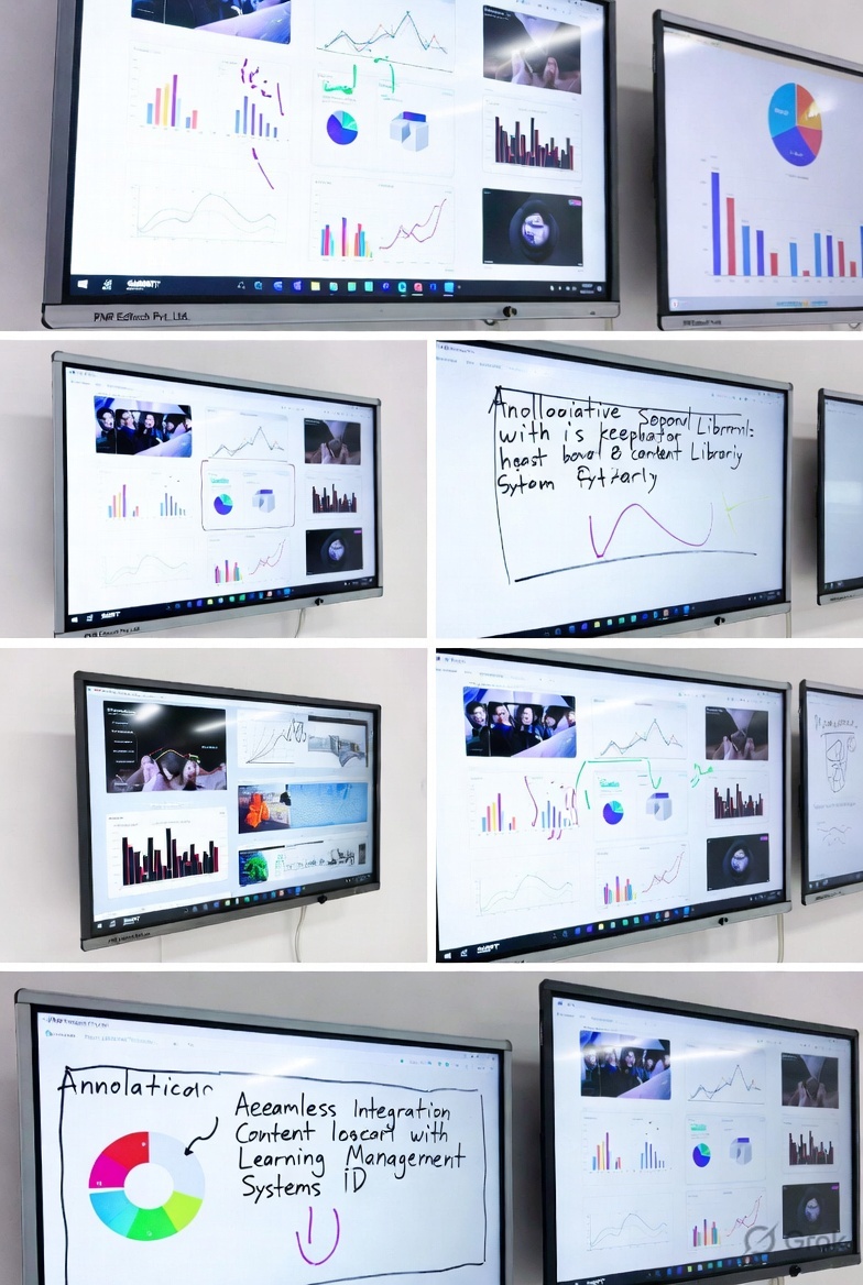 BenQ Interactive Flat Panel in Classroom